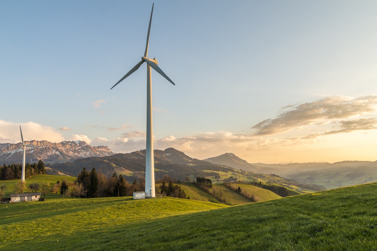 Wind turbine in mountains - Jean-Francois de Clermont-Tonnerre